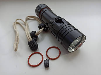 Підводний ліхтар Compact на Cree XM-L2  10W Чорний корпус 26650