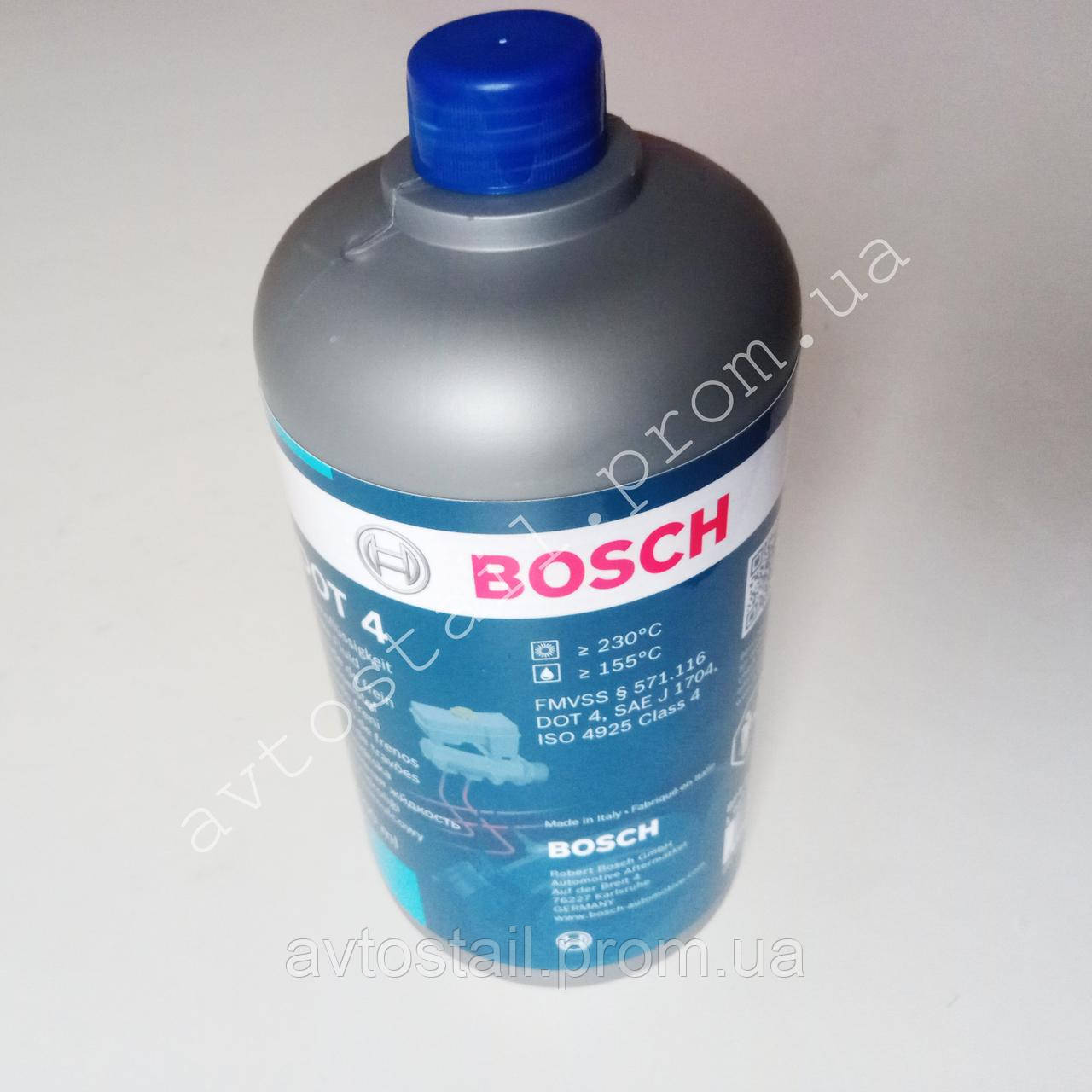 Рідина гальмівна DOT4 1л. (вир-во Bosch)