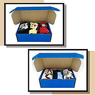 Чоловічі шкарпетки без шва з яскравим малюнком, фото 4