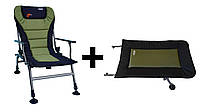 Кресло карповое Novator SR-2 Comfort + подставка Novator POD-1 Comfort