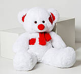 М'яка іграшка ведмедик Веселун 100см, білий або сірий, фото 6