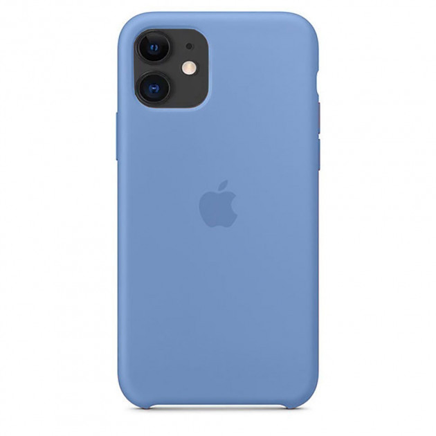 Чохол Silicone case для IPhone 12 Azure синій