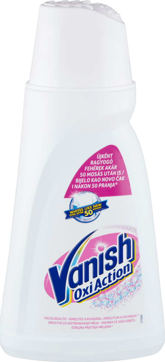 Плямовивідник і відбілювач Vanish Oxi Action Crystal white 1 л