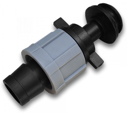 Старт-конектор крапельна стрічка / з'єднувач
з прокладкою для трубки, DSTA07-07L, фото 1