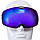 Маска-окуляри гірськолижні подвійні лінзи, антифог SPOSUNE HX036 синій, фото 5
