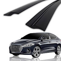 Дефлекторы окон (ветровики) Hyundai Elantra AD 2015-2020 (Autoclover D073)