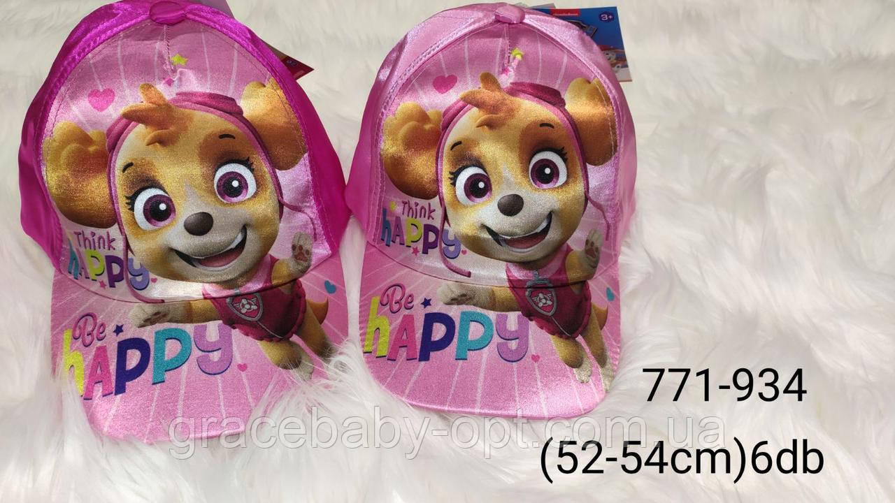 Кепки для дівчат оптом, DISNEY, 52-54 рр., № 771-934