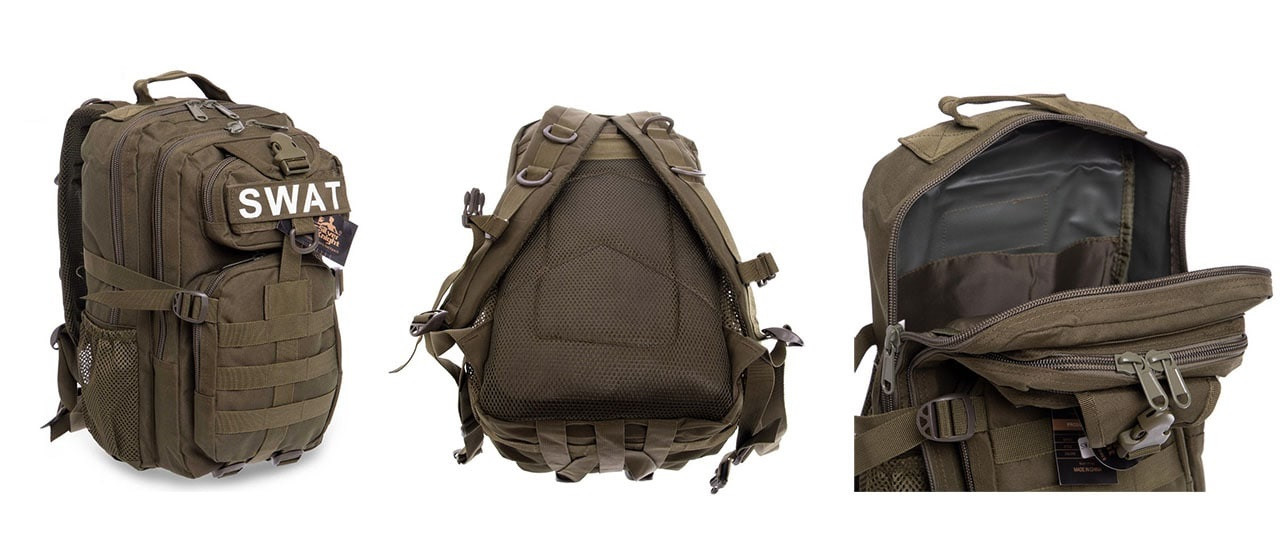 Рюкзак SILVER KNIGHT Khaki 25 л 3Р SWAT хакі