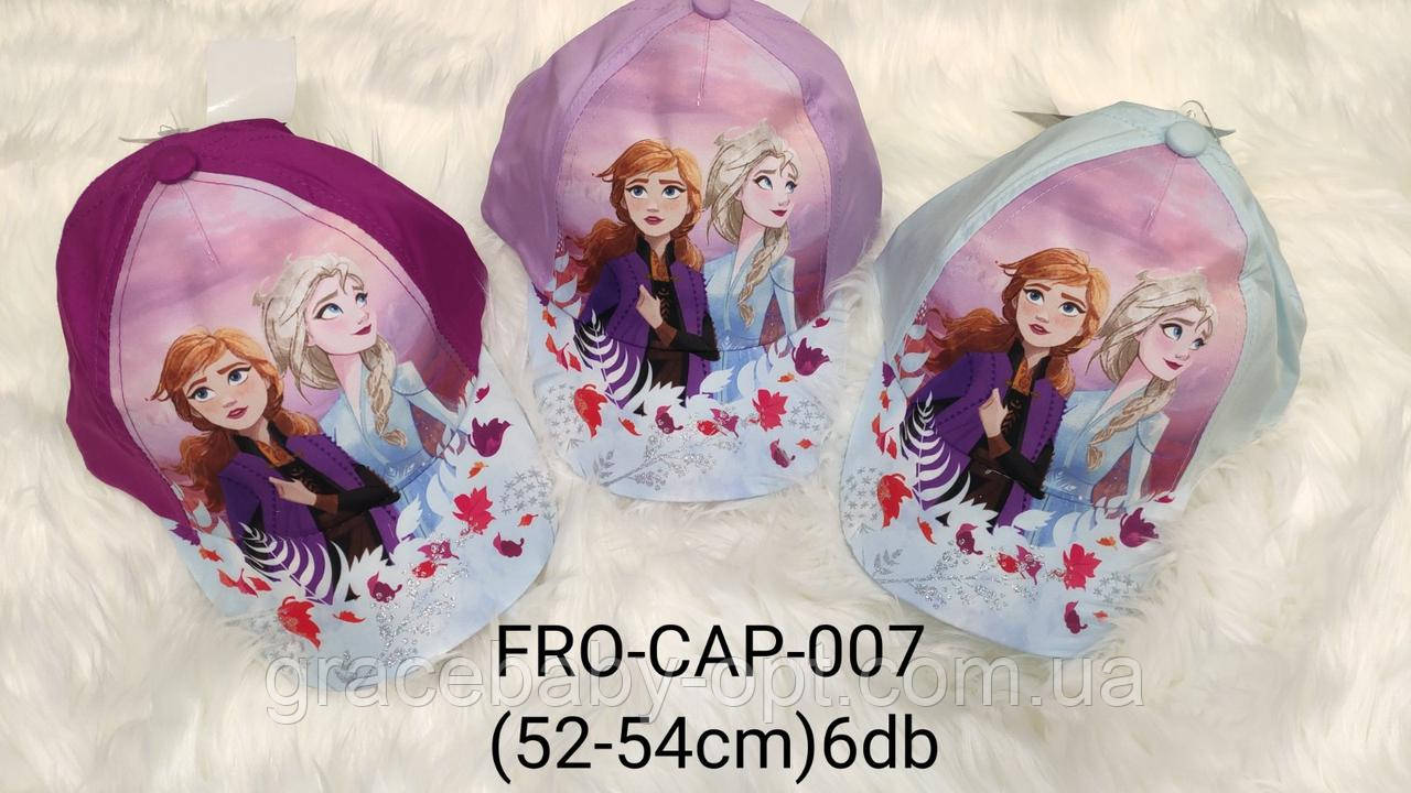 Кепки для дівчат оптом, DISNEY, 52-54 рр., № FR-CAP-007