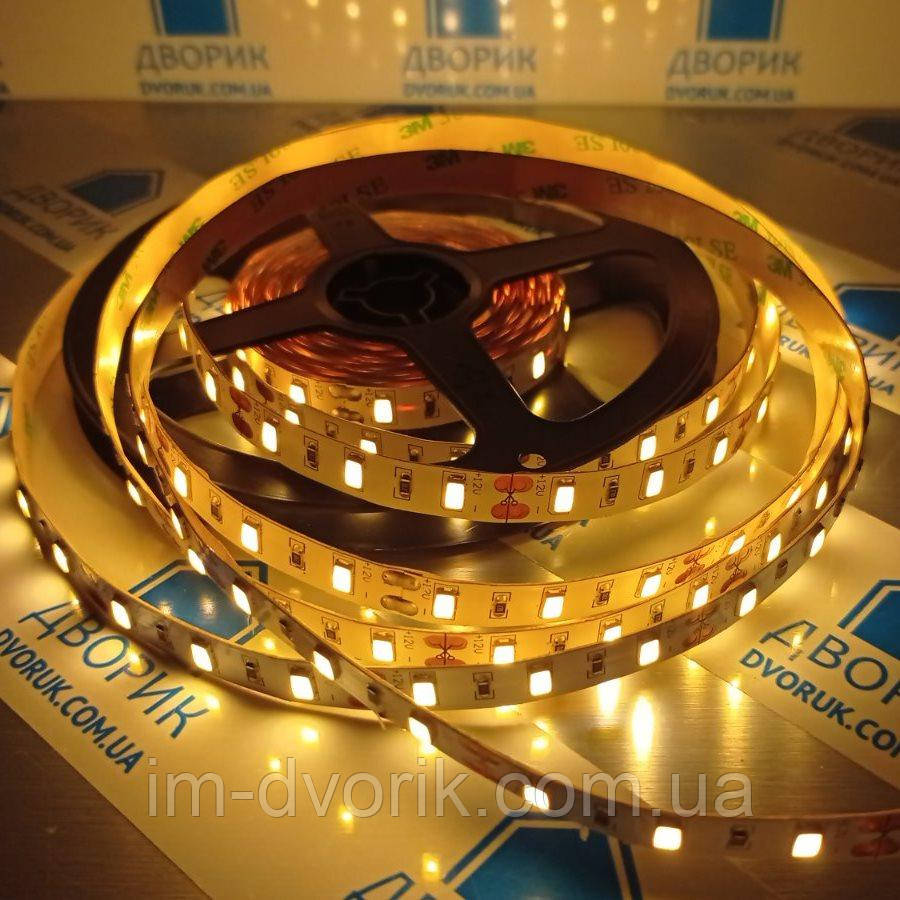 Світлодіодна стрічка (5 метрів) 12V smd5630 ІР20 3200К біла 60led негерметична, фото 1