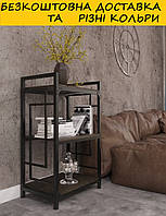 Стелаж Квадро 3 полиці. Різні кольори та розміри