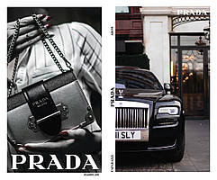 Односторонняя крафт бумага для цветов "Prada" 50см*10м