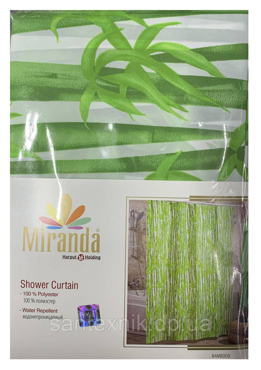 Шторка для ванної Miranda 180х200см Туреччина