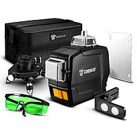 3D Deko зелений промінь 12 ліній 3D лазерний рівень