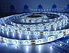 Світлодіодна стрічка (5 метрів) 12V smd2835 ІР65 6500К біла 60led герметична, фото 4