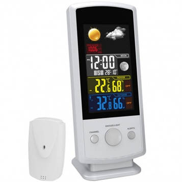 Метеостанція Mesko MS 1177. Комплектація: метеостанція; зонд; керівництво по використанню; зарядний пристрій