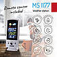 Метеостанція Mesko MS 1177. Комплектація: метеостанція; зонд; керівництво по використанню; зарядний пристрій, фото 5