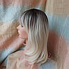 Парик длинный из термоволокна омбре блонд с корнями 5048 t- 613YS4, фото 7