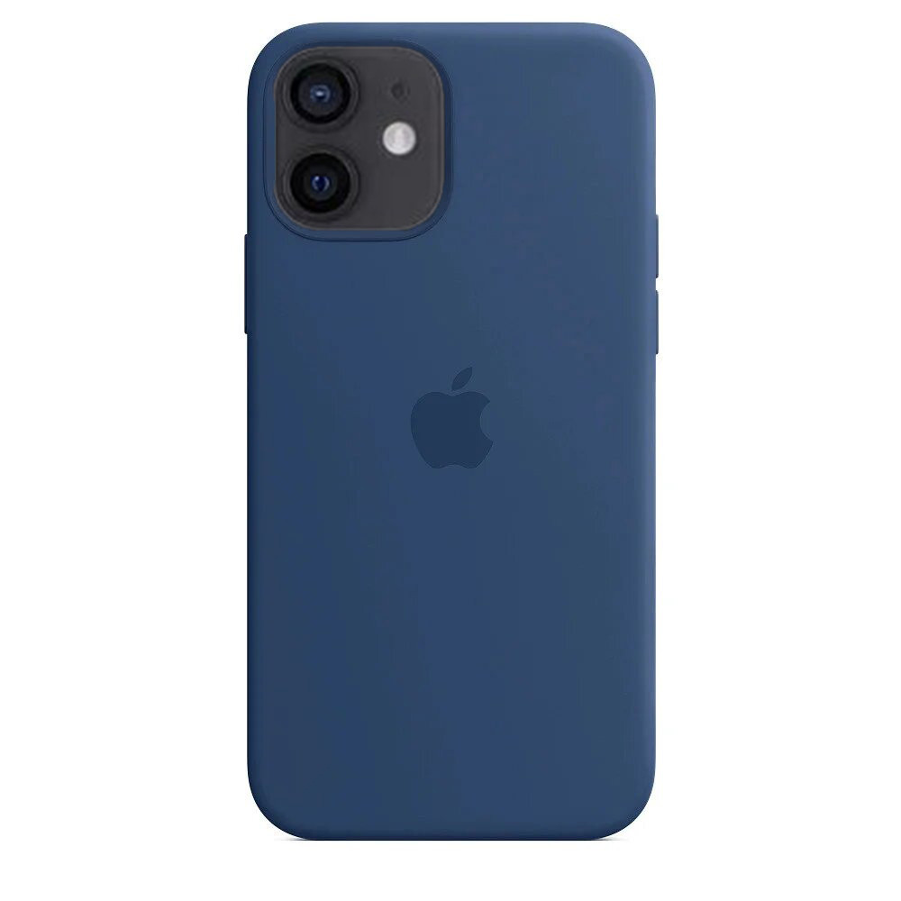 Чохол Silicone case для IPhone 12 Mini Dark blue темно-синій