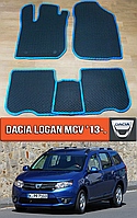 ЄВА килимки Дача Логан МСВ 2013-2020. EVA килими на Dacia Logan MCV