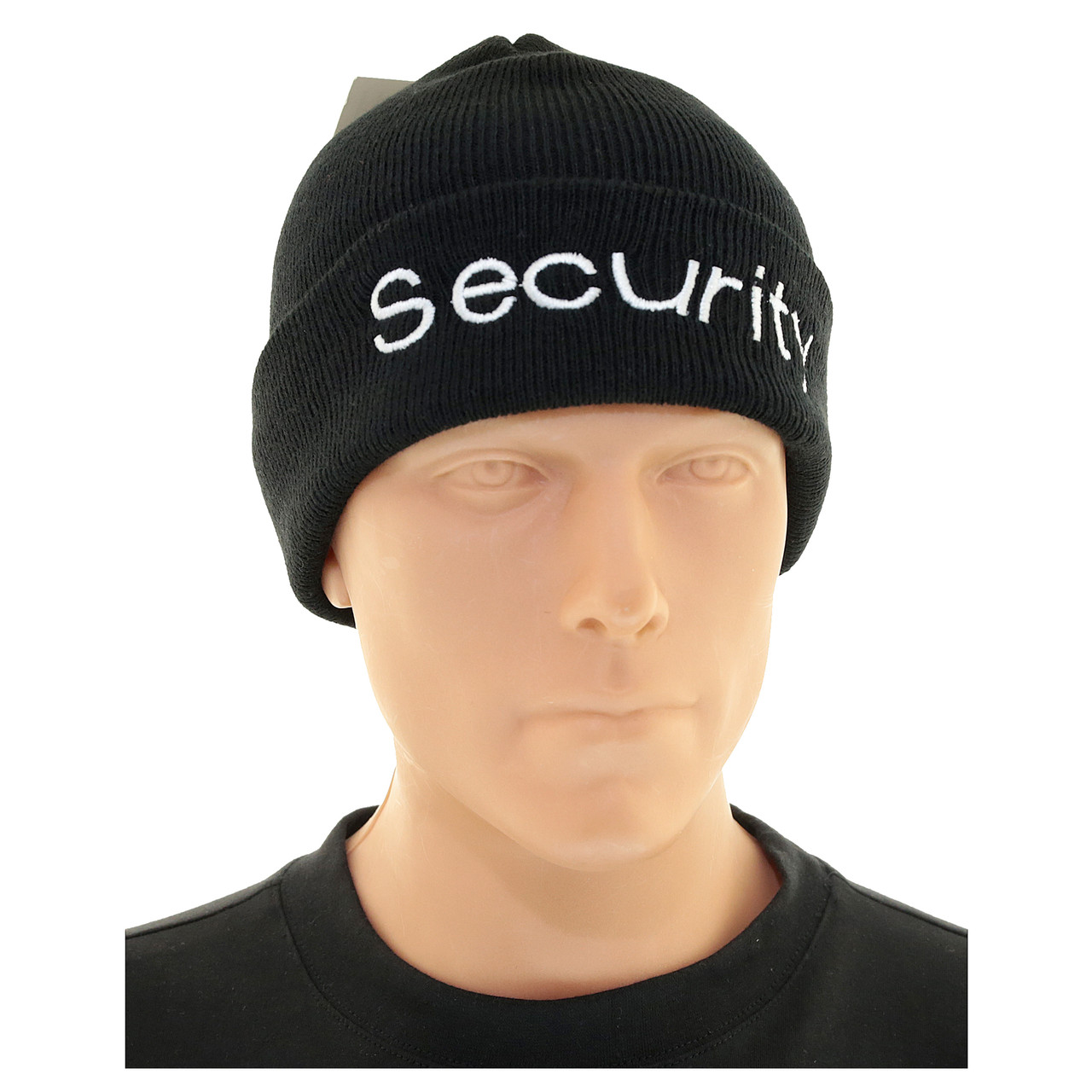 Тактична Шапка зимова акрилова тонкого в'язання Security Max Fuchs Black 10930A, фото 1