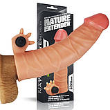 Насадка на член Vibrating Nature Extender Add 1.5, фото 2