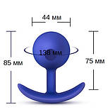 Анальний затор PERFORMANCE WEARABLE VIBRA PLUG INDIGO, фото 7