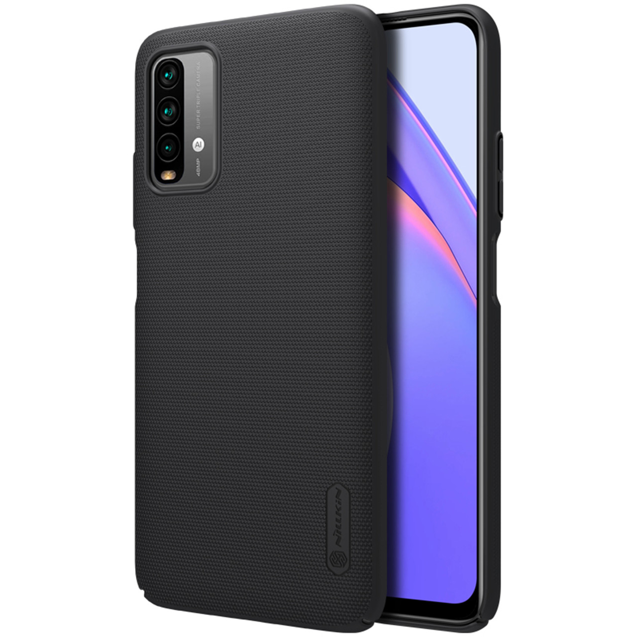 Захисний чохол Nillkin для Xiaomi Redmi 9T / Redmi Note 9 4G (Super Frosted Shield) Black Чорний
