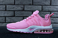 Модные кроссы Найк Престо для девушек в розовом цвете Кроссовки женские Nike Presto розовые