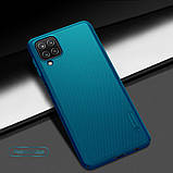 Захисний чохол Nillkin для Samsung Galaxy A12 / M12 (Super Frosted Shield) Blue Синій, фото 8