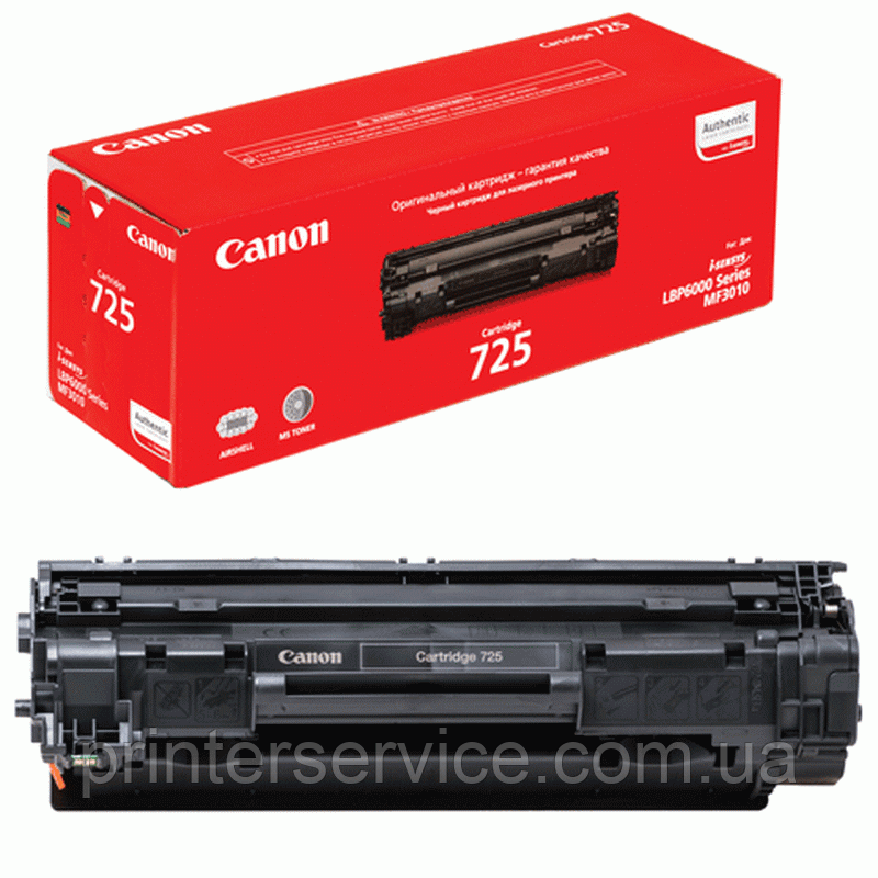 Картридж Canon 725 для Canon i-SENSYS LBP-6000/6020/ MF3010 black