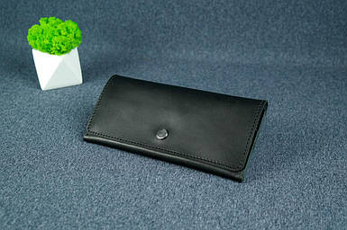 Жіночий гаманець Флай з натуральної шкіри колір Чорний