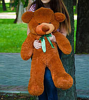 М'який плюшевий ведмедик плюшевий мішка Раф 100 см коричневий, подарунок для дівчини на день народження, фото 3