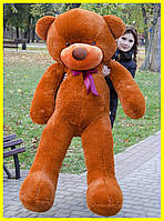 Великий плюшевий ведмедик плюшевий мішка 2 метри, коричневий м'який ведмедик, подарунок для дівчини, фото 2