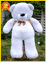 Великий плюшевий ведмедик плюшевий мішка 200 см білий, Ведмедики 2 метри, подарунок для дівчини на день народження, фото 2