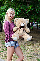 Плюшевий ведмедик плюшевий мішка 65 см мокко, Подарунок для дівчини, дітям, фото 3