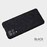 Захисний чохол-книжка Nillkin для Samsung Galaxy A12 / M12 (Qin leather case) Black Чорний, фото 7