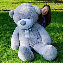 Великий плюшевий ведмідь плюшевий мішка 1,8 м, м'який ведмедик для подарунка, сірий, фото 3