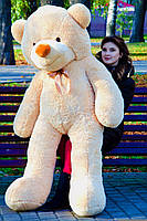 Великий плюшевий ведмідь плюшевий мішка 1,8 м, м'який ведмедик для подарунка, медовий, фото 3