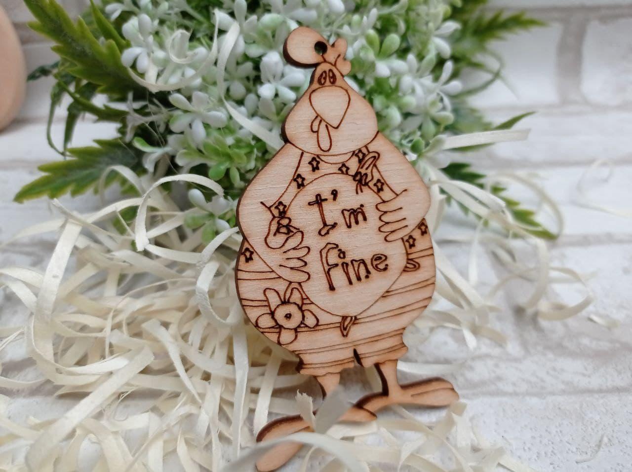 Півник заготовка до Великодня, фанера 8х12 см, фото 1