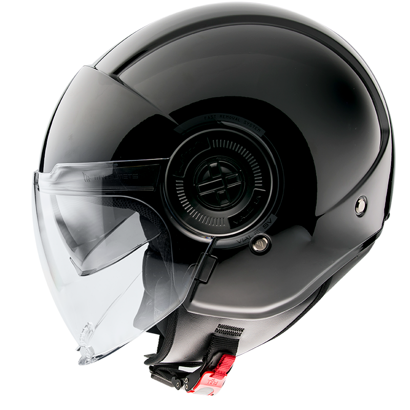 Мотошолом MT VIALE SV S Solid Gloss Black M
