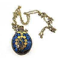 Жіночий аромакулон на ланцюжку зі вставками