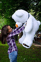 М'який плюшевий ведмедик плюшевий мішка 1.2 метра для подарунка, білий, фото 6