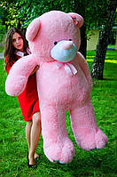 Большой плюшевый мишка 200 см Розовый, Мишки 2 метра, подарок для девушки на день рождения