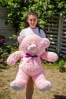 Рожевий плюшевий ведмедик плюшевий мішка Томмі 100 см найкращий подарунок, М'яка плюшева іграшка