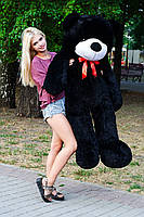 Плюшевий ведмедик плюшевий мішка великий 160 см , чорний, фото 3