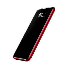 УМБ Power Bank (зовнішній акумулятор) для телефону Baseus БЗП 8000 мАг Чорний/ Червоний (PPALL-EX09), фото 3