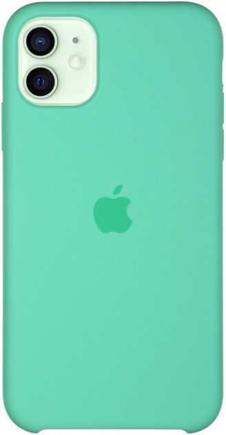 Чохол Silicone case для IPhone 12 Mini Spearmint м'ятний