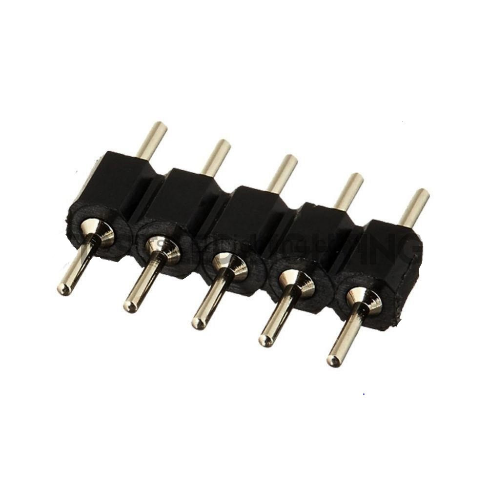 Конектор 5pin тато + папа  для світлодіодних стрічки RGBW SMD5050