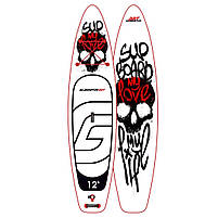 Сапборд Gladiator ART 12'6" x 32" MY LOVE 2021 — надувна дошка для САП серфінгу, sup board, фото 5